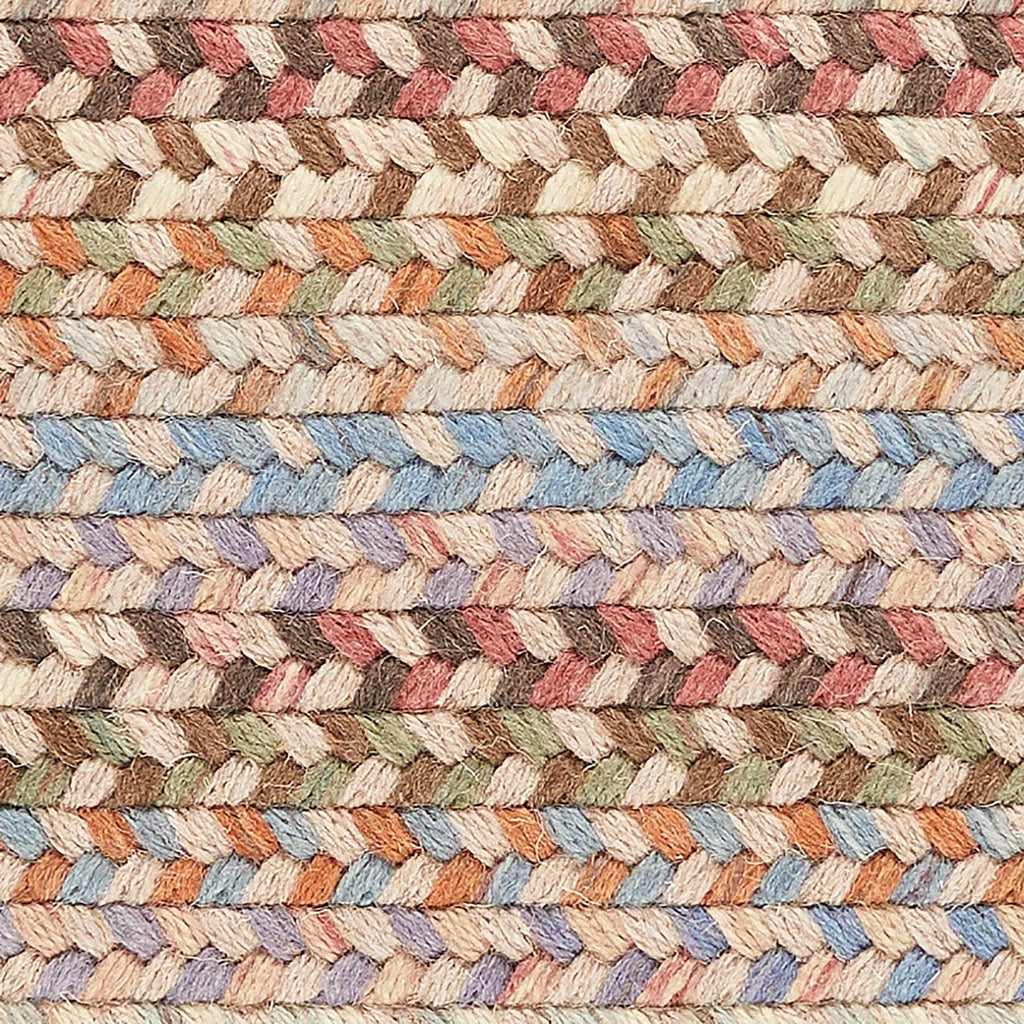 Rhody Rugs Cherry Hill Butterfield Braided Wool Rug 20" X 30"