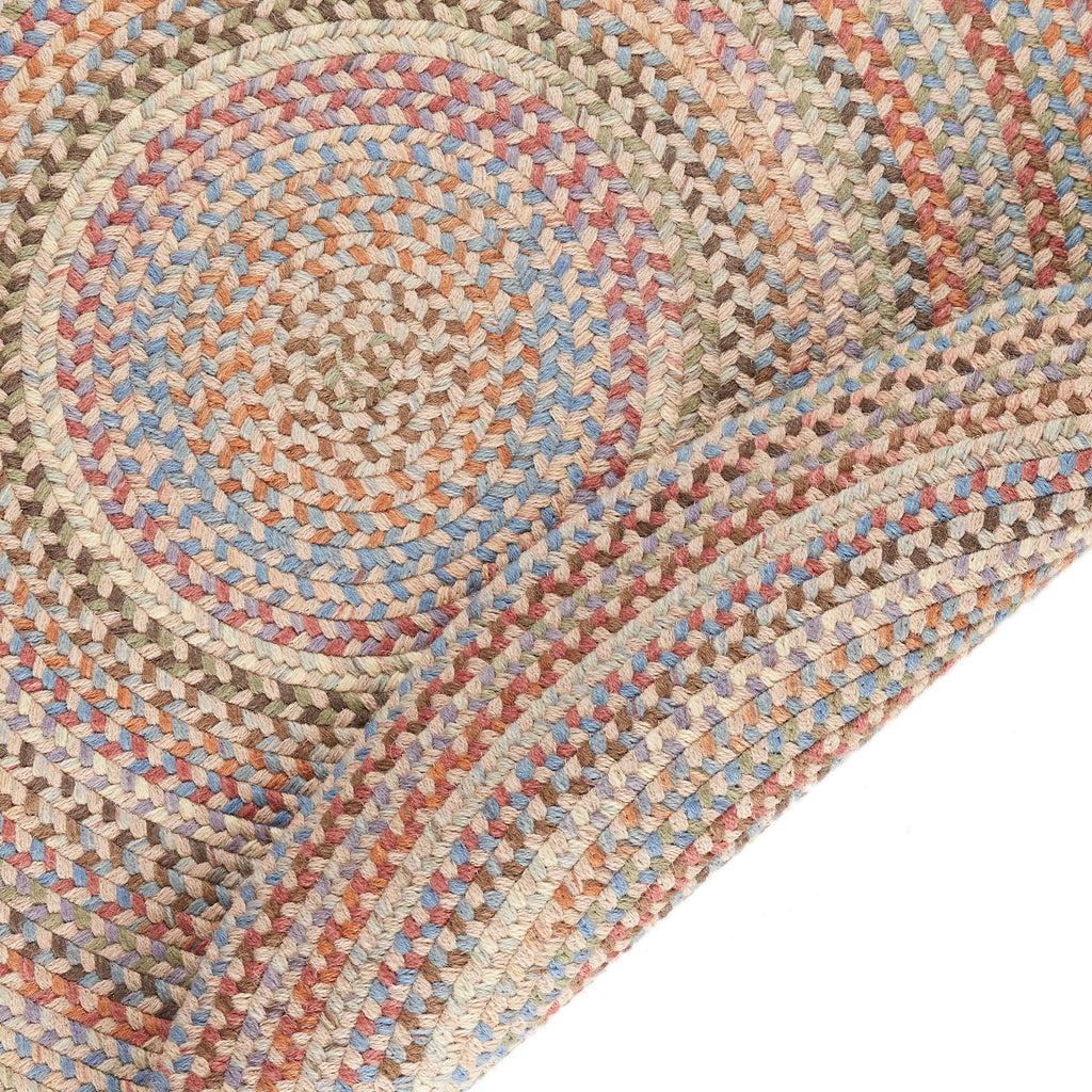 Rhody Rugs Cherry Hill Butterfield Braided Wool Rug 20" X 30"