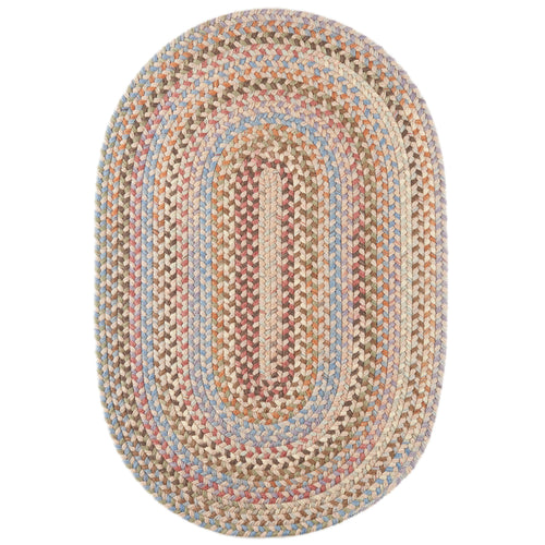 Rhody Rugs Cherry Hill Butterfield Braided Wool Rug 20" X 30"