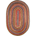 Rhody Rugs Gemstone Port Red Braided Kitchen Rug 20" X 30"