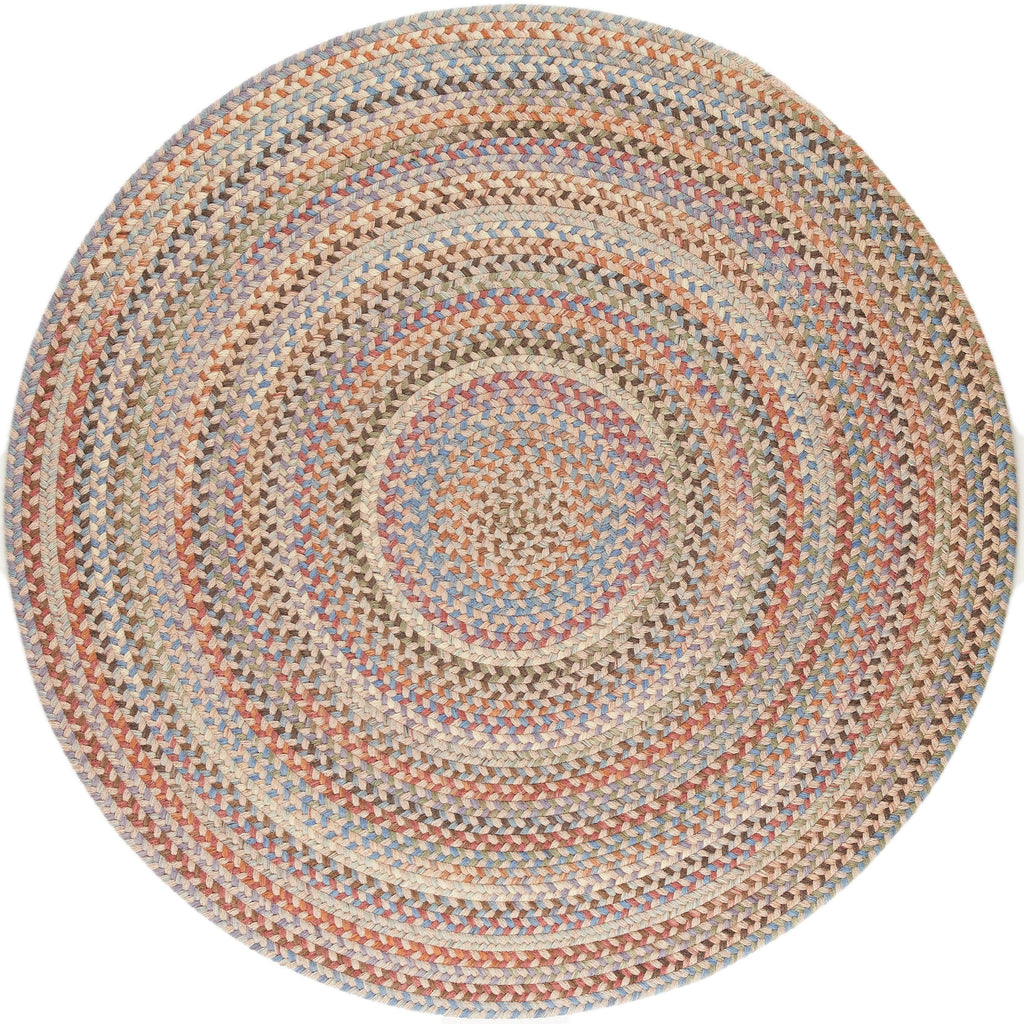 Rhody Rugs Cherry Hill Butterfield Braided Wool Rug 20" X 30"