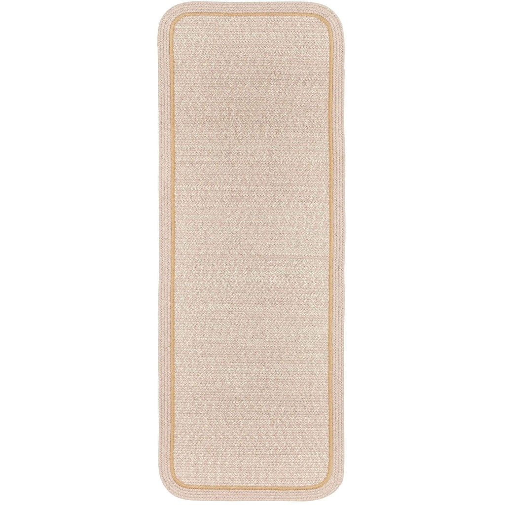 Rhody Rugs Woolmade Rounded Rectangle Braided Rug Sesame 2' X 3'