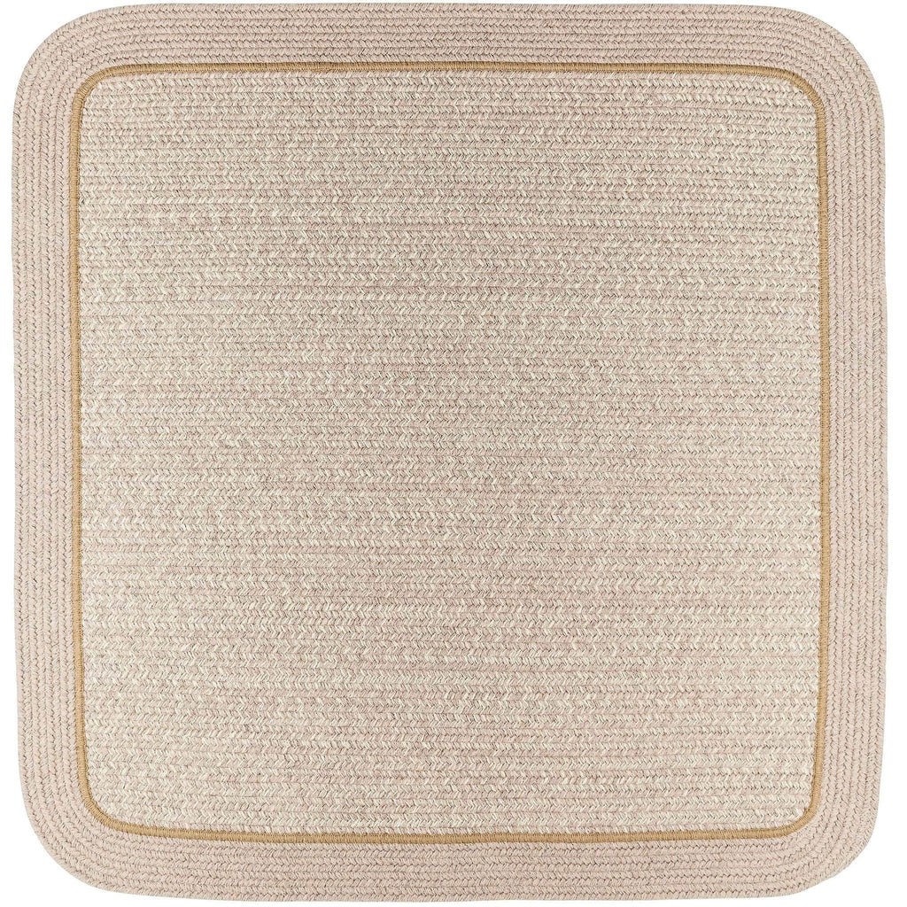 Rhody Rugs Woolmade Rounded Rectangle Braided Rug Sesame 2' X 3'